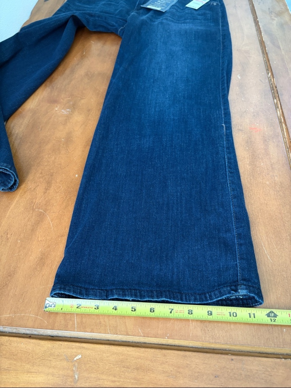 Democracy NWT Ab Solution Șki Rise Wide Leg Jeans Size 10 - Picture 8 of 15